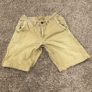 American Eagle Size 28 Khaki Tan Flat Front Shorts